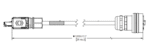 U8ACC-00038-0 Kymeta W38 Data Cable, MRZR to RJF6MB for U8 Terminals, 1.0m