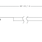 U8ACC-00088-0 Kymeta W46 Jumper Cable, RF Coax for U8 Terminals, 457mm