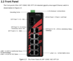 LNP-1204G-10G-SFP-24 Antaira Unmanaged Ethernet Switch, 12-Port Industrial Gigabit PoE+ - Image 3