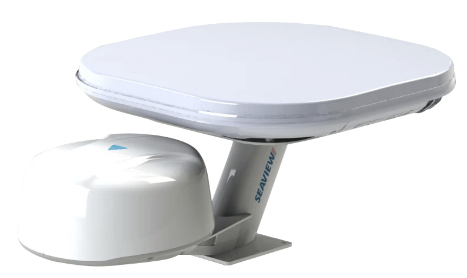 PMADM1KYM_Dual Pedestal PMADM1KYM Kymeta Seaview Dual Pedestal Mount Kit, with Closed Radar for U8 Peregrine Terminals, Aft Leaning 12in - Image 1