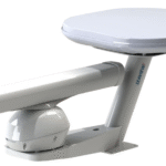 PMADM2KYM Kymeta Seaview Dual Pedestal Mount Kit, with Open Array Radar for U8 Peregrine Terminals, Aft Leaning 18in