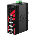 LNP-1204G-10G-SFP-24 Antaira Unmanaged Ethernet Switch, 12-Port Industrial Gigabit PoE+