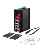 LNP-1204G-10G-SFP-24 Antaira Unmanaged Ethernet Switch, 12-Port Industrial Gigabit PoE+ - Image 2