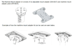 6019_A-KIT Intellian OneWeb Mount Adapter Kit, includes OW6034 for Pedestal/Pole/Mast )Maritime) (Maritime) - Image 5