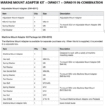 6019_A-KIT Intellian OneWeb Mount Adapter Kit, includes OW6034 for Pedestal/Pole/Mast )Maritime) (Maritime) - Image 3