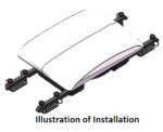 OW6027 Intellian OneWeb Mount, Land Mobile Kit for Enterprise Panels (Vehicle) - Image 4