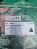 S-67-162357 Sailor Battery Safety Lock Repair Kit, 10pcs - Image 2