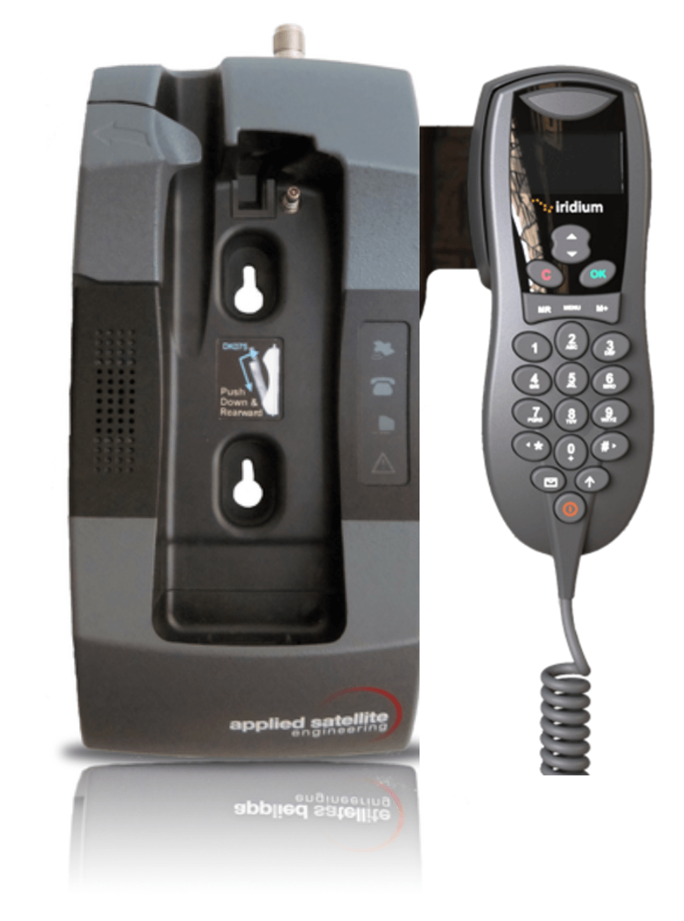 ASE-DK075_6 ASE-DK075-H87 ASE Iridium 9555 Docking Station, with RJ11 POTS, PBX support, and Intelligent DPL Handset - Image 1