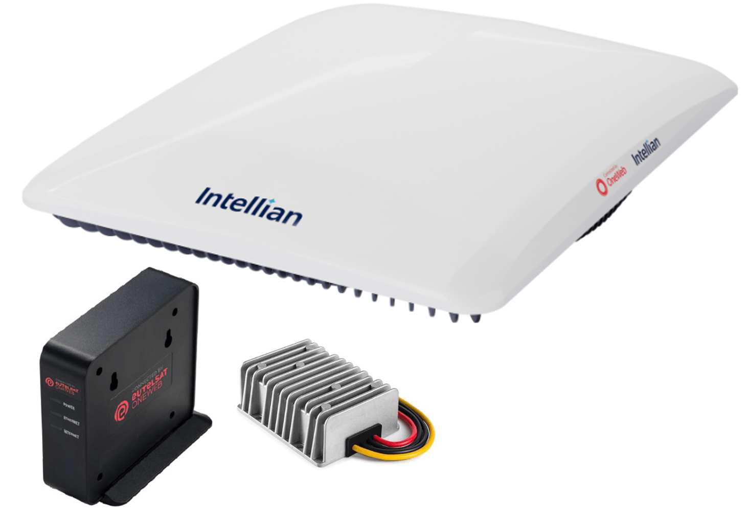 CNX-BB_with COMPACT and DC-DC 480W PS-OW10HF-CNX-BB-DC Intellian OneWeb OW10HL Flat Panel, Compact with CNX-BB and 480W DC-DC PSA (Land) - Image 1