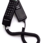 405620A-THR Thrane Cobham Aviator TT-5620A Full Function Wired Handset, with curling cord, Black