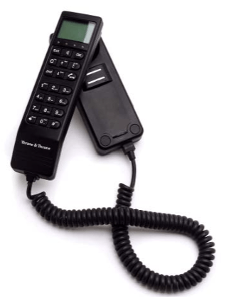 TT-5620A Full Feature Handset 405620A-THW Thrane Cobham Aviator TT-5620A Full Function Wired Handset, with curling cord, White - Image 1